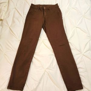 Size M brown jeggings